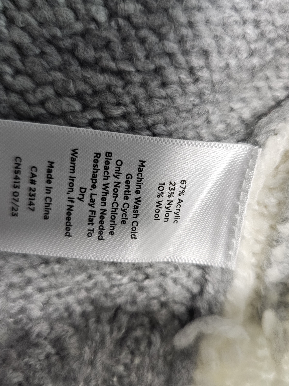 Talbots Wool Blend Cream Knit Cardigan Sweater Red Cardinal Size Small - Picture 6 of 9